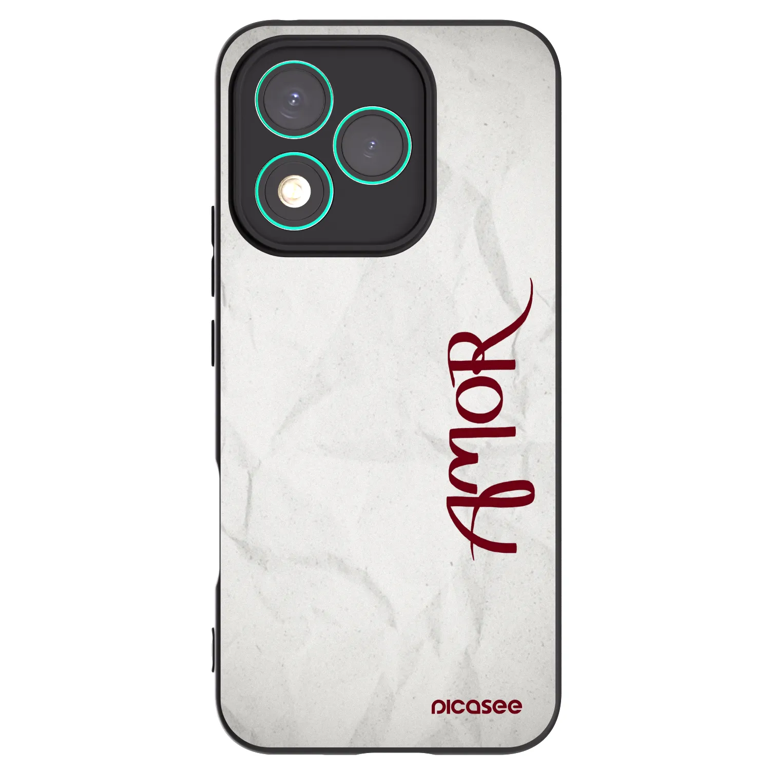 Picasee Honor 400 Lite 5G Hülle - Schwarzes Silikon - Amor
