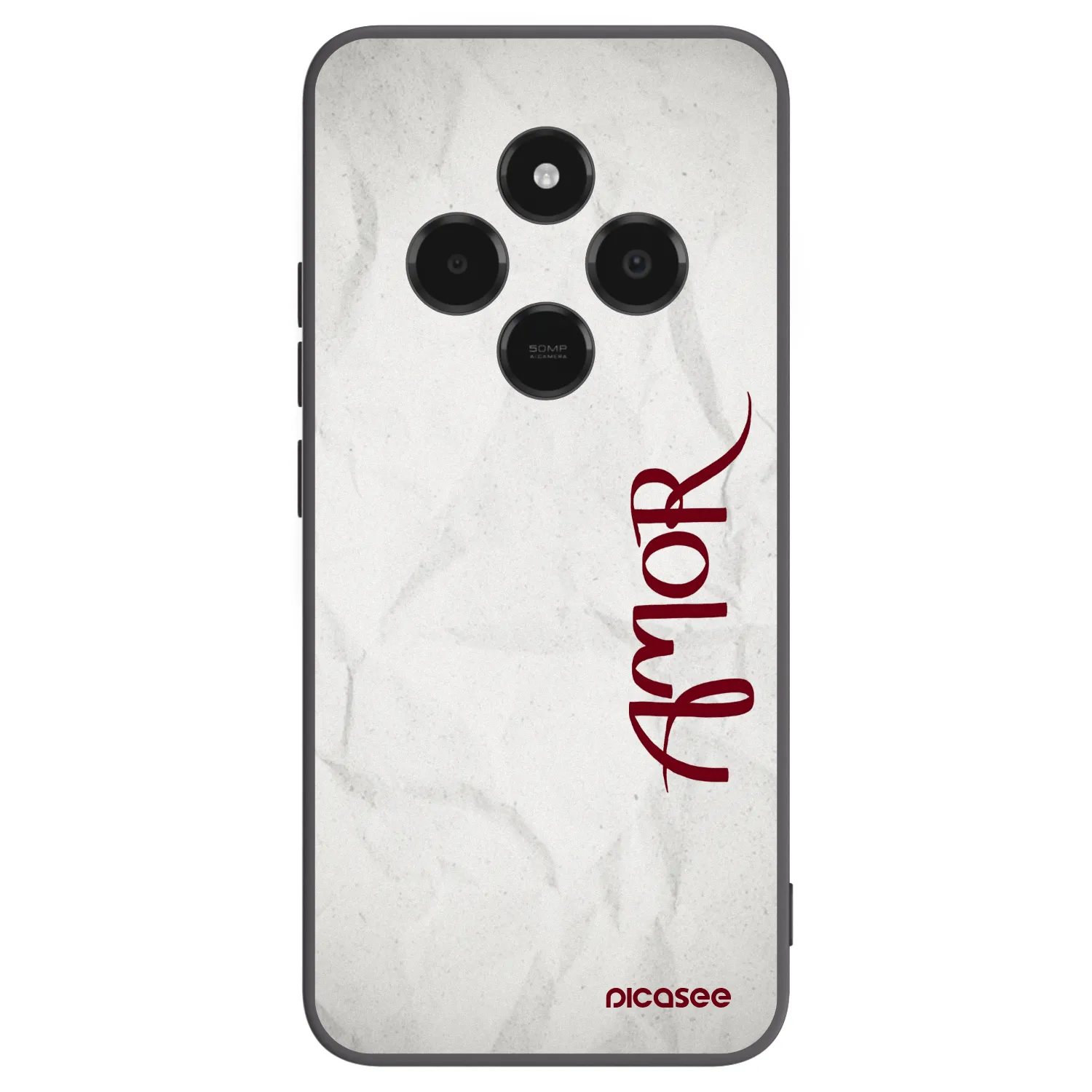 Picasee Xiaomi Poco C75 Hülle - Schwarzes Silikon - Amor