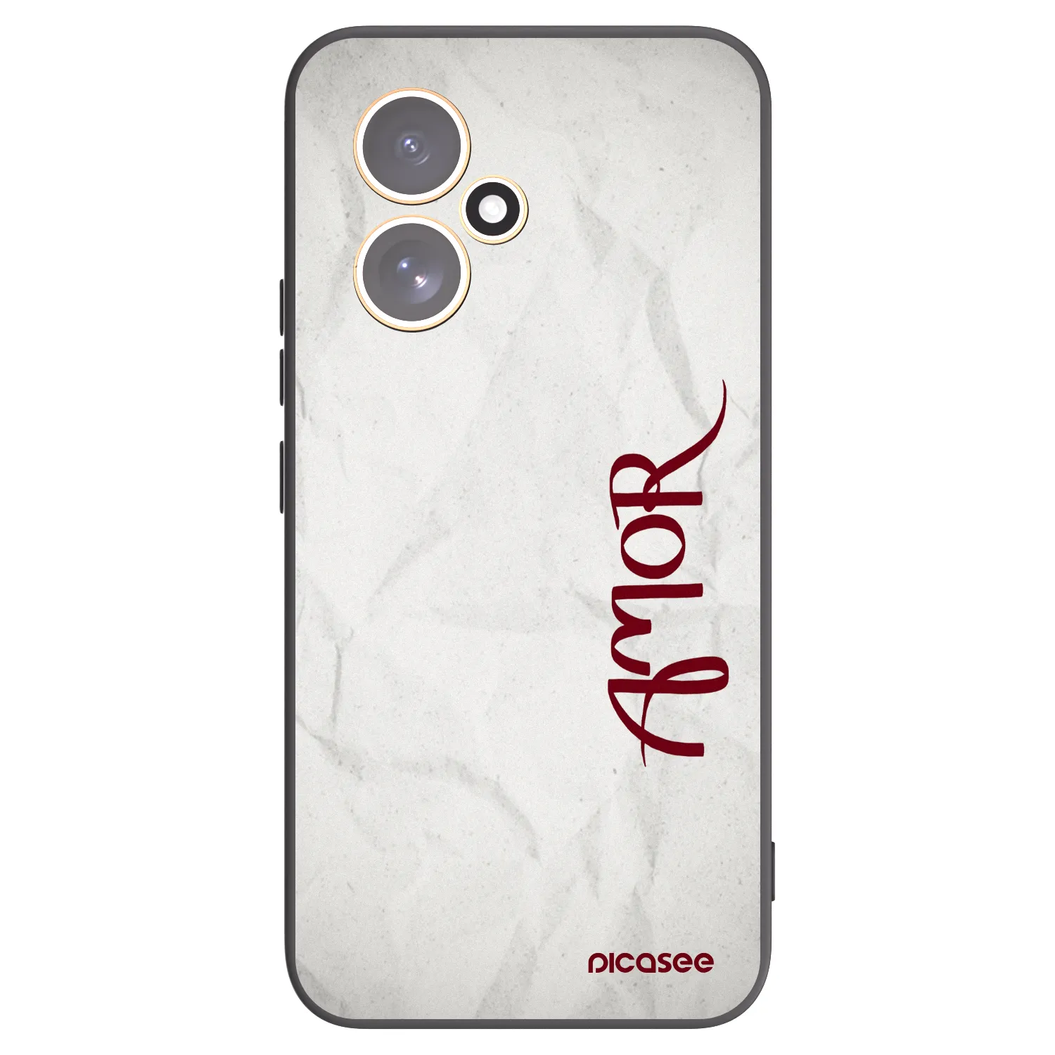 Picasee Honor 400 5G Hülle - Schwarzes Silikon - Amor