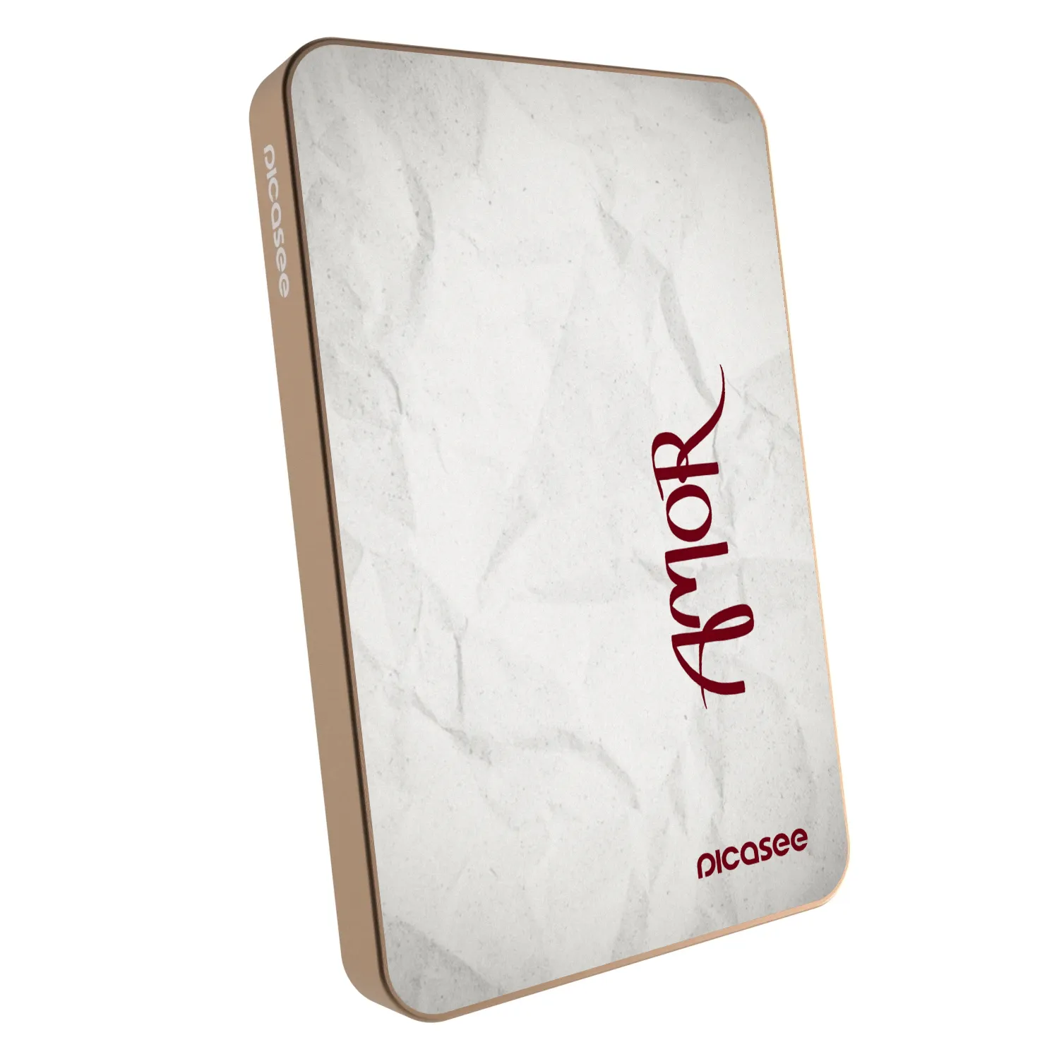 Picasee Powerbank mit MagSafe 5 000 mAh Golden - Amor