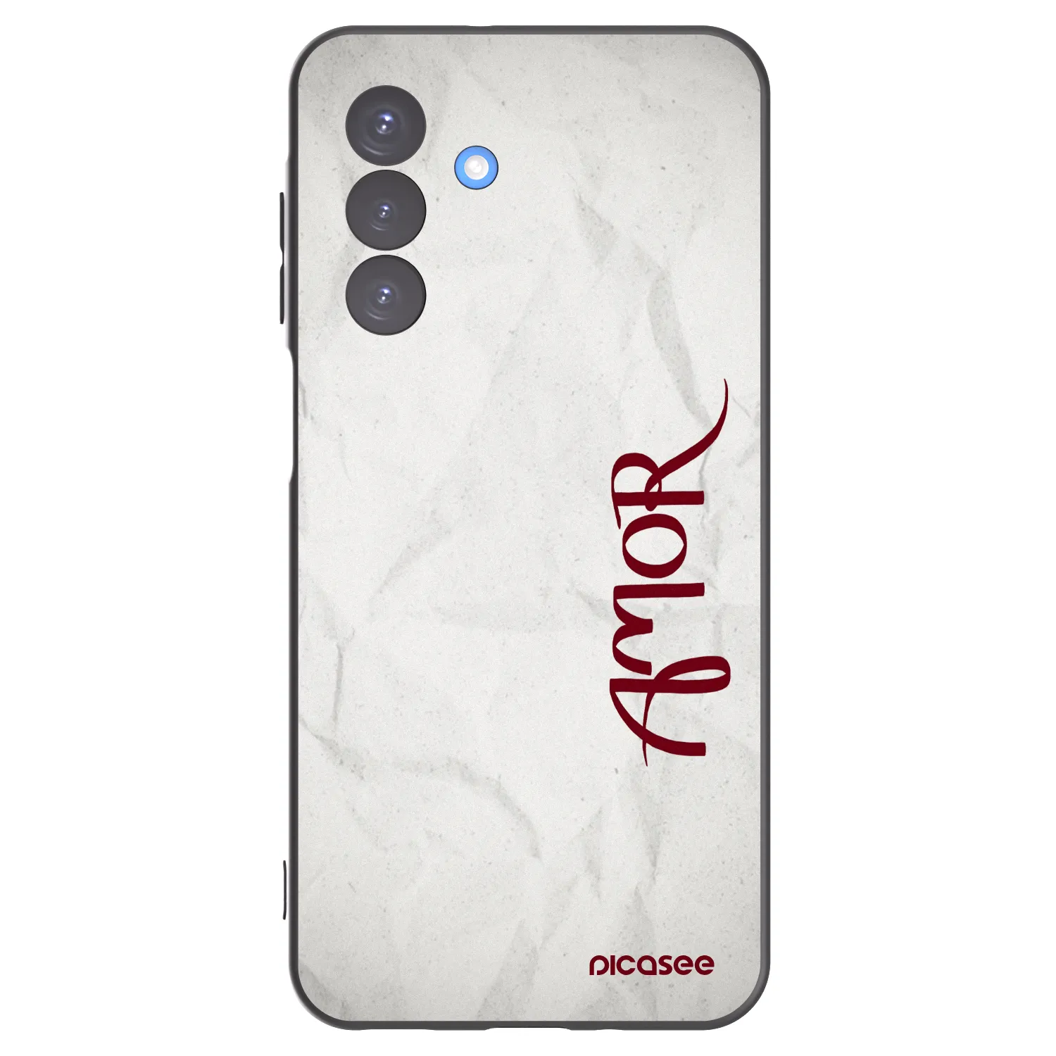 Picasee Samsung Galaxy A17 5G Hülle - Schwarzes Silikon - Amor