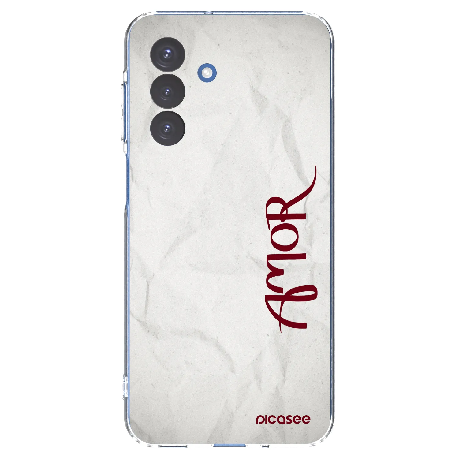 Picasee Samsung Galaxy A17 5G Hülle - Transparentes Silikon - Amor