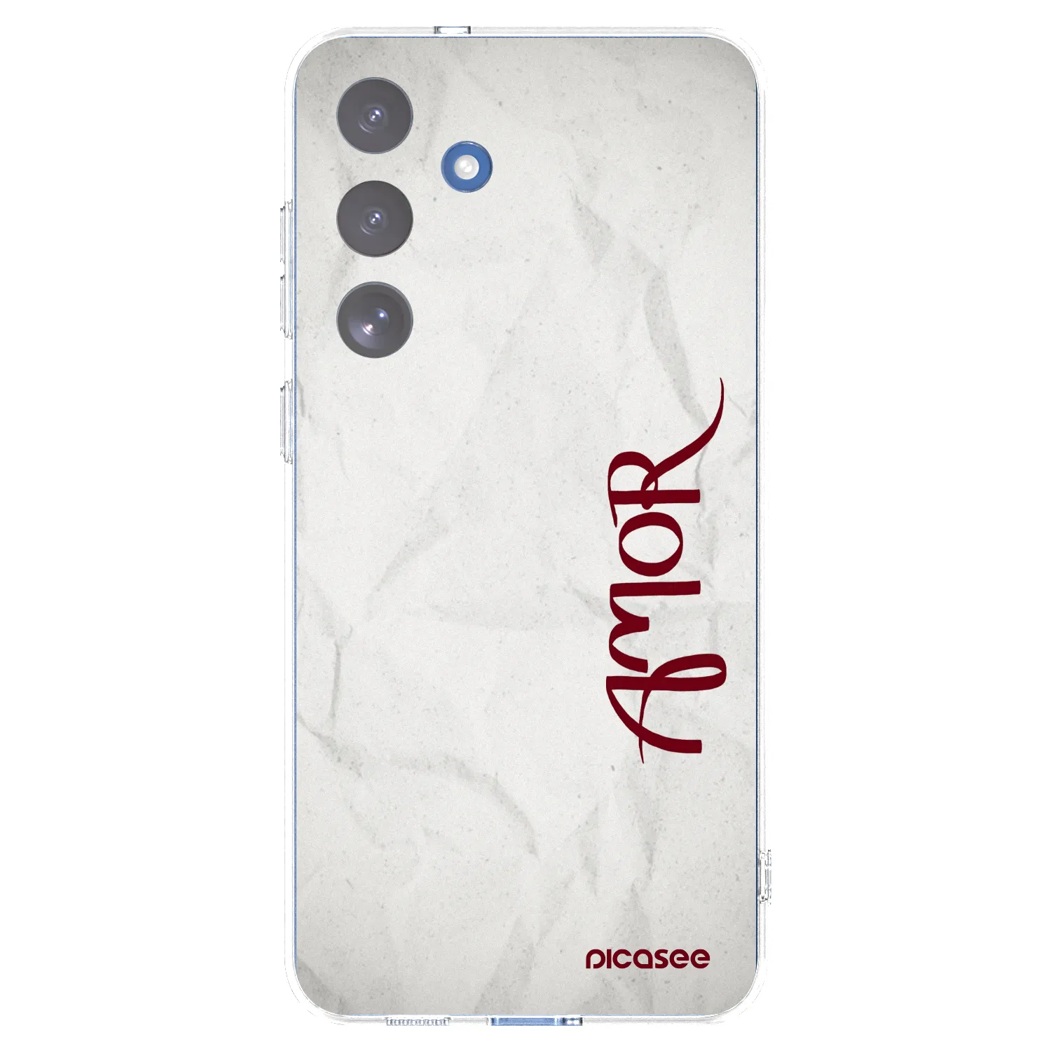 Picasee Samsung Galaxy S25 FE 5G Hülle - Transparentes Silikon - Amor