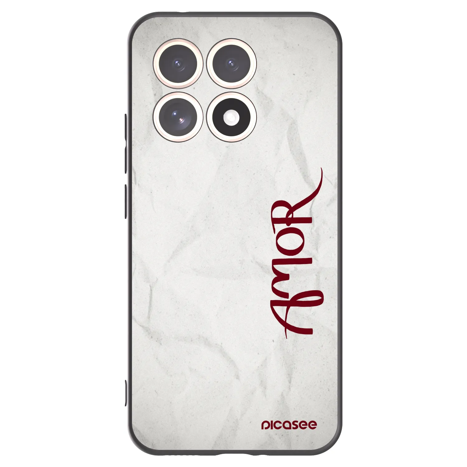 Picasee Xiaomi 15T Hülle - Schwarzes Silikon - Amor