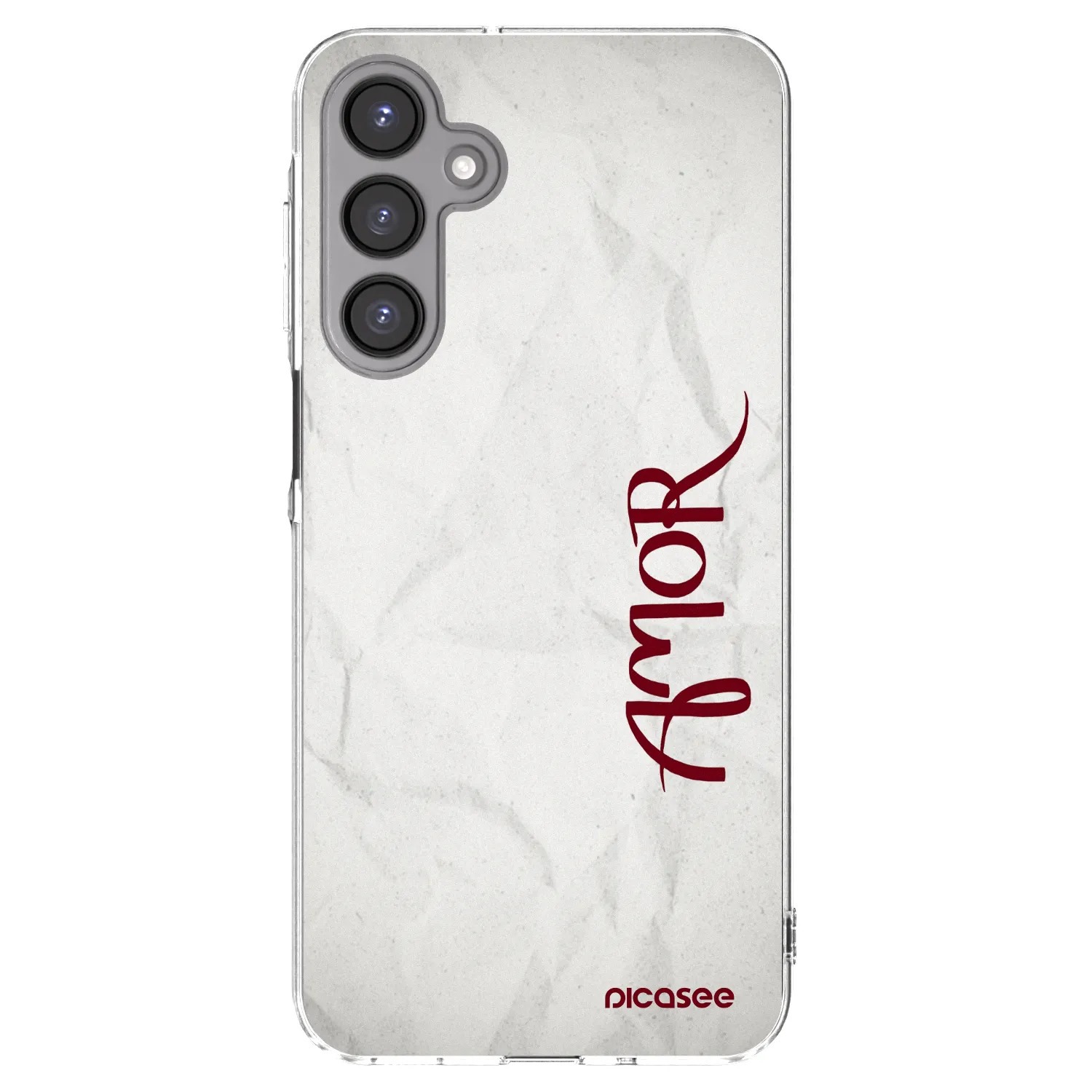 Picasee Samsung Galaxy A16 4G Hülle - Transparentes Silikon - Amor