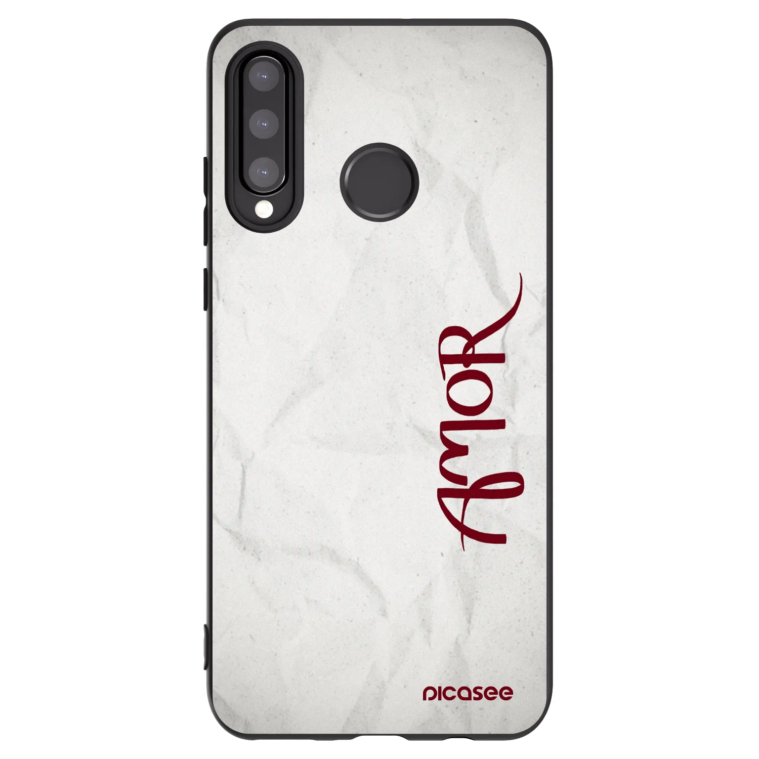 Picasee Huawei P30 Lite Hülle - Schwarzes Silikon - Amor