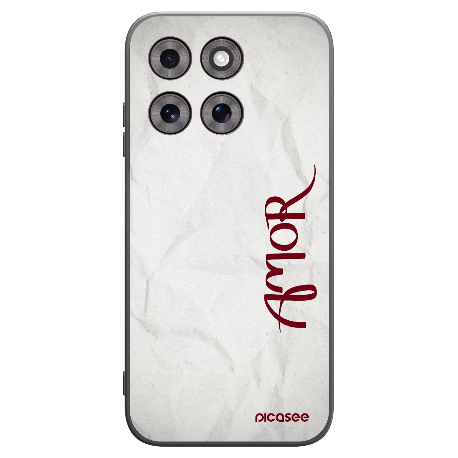 Picasee Motorola Moto G77 Hülle - Schwarzes Silikon - Amor