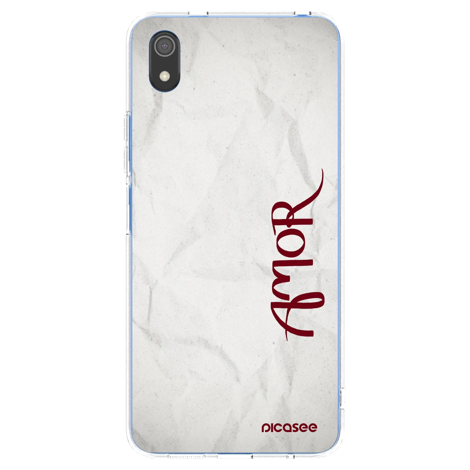 Picasee Xiaomi Redmi 7A Hülle - Transparentes Silikon - Amor