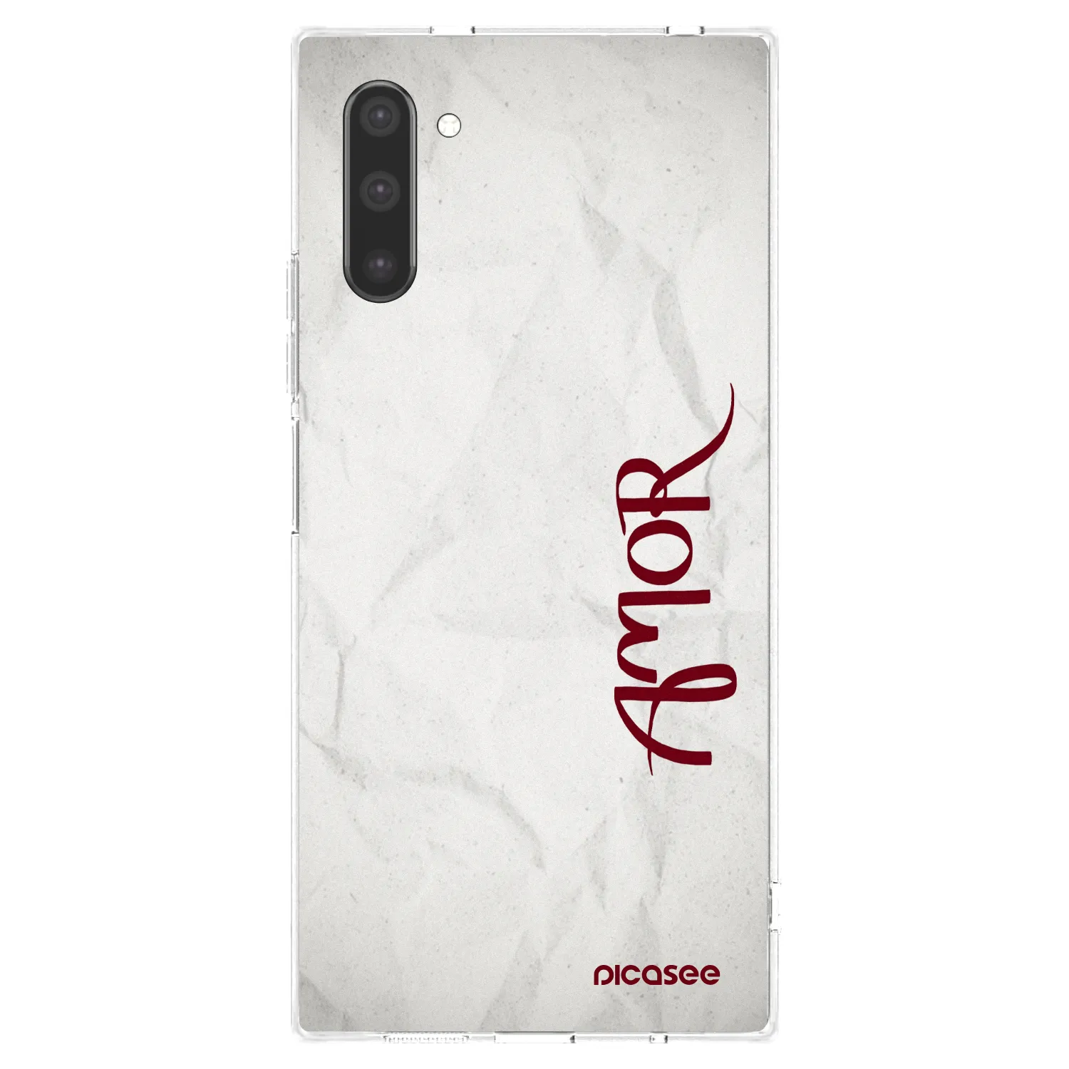 Picasee Samsung Galaxy Note 10 N970F Hülle - Transparentes Silikon - Amor