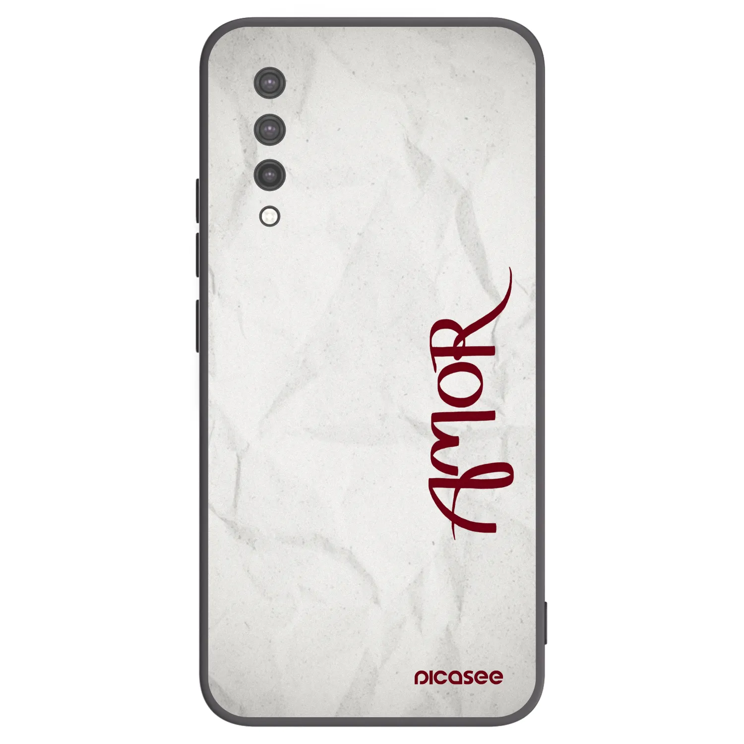 Picasee Xiaomi Mi 9 Lite Hülle - Schwarzes Silikon - Amor