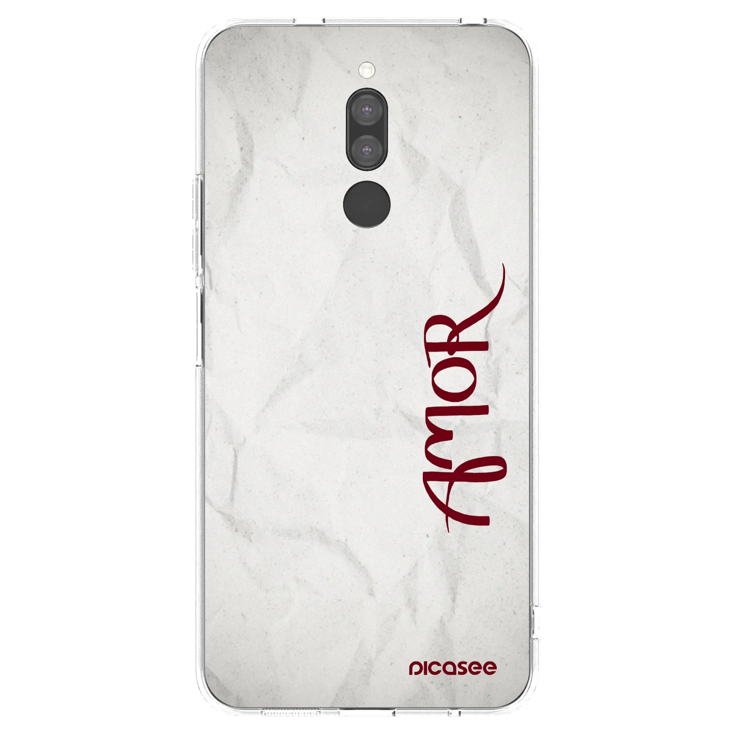 Picasee Xiaomi Redmi 8 Hülle - Transparentes Silikon - Amor