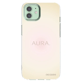 Picasee Apple iPhone 12 Pro Hülle - Transparentes Silikon - Aura
