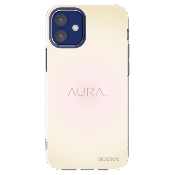 Picasee Apple iPhone 12 mini Hülle - Transparentes Silikon - Aura
