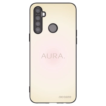 Picasee Realme 5 Hülle - Schwarzes Silikon - Aura