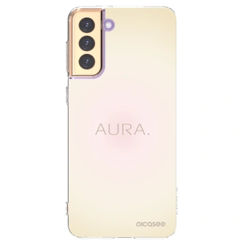 Picasee Samsung Galaxy S21+ 5G G996F Hülle - Transparentes Silikon - Aura