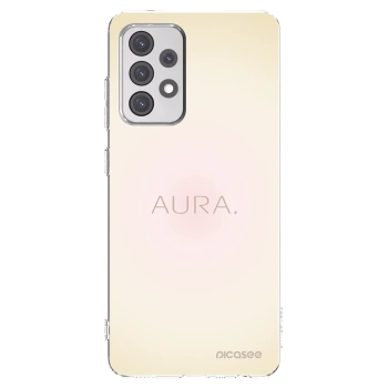 Picasee Samsung Galaxy A52 5G A525F Hülle - Transparentes Silikon - Aura