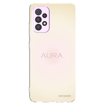 Picasee Samsung Galaxy A32 5G A326B Hülle - Transparentes Silikon - Aura