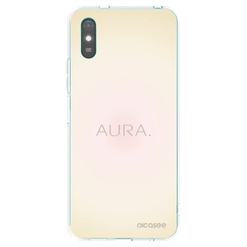 Picasee Xiaomi Redmi 9AT Hülle - Transparentes Silikon - Aura
