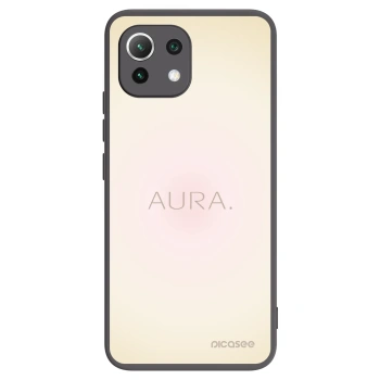 Picasee Xiaomi Mi 11 Lite Hülle - Schwarzes Silikon - Aura