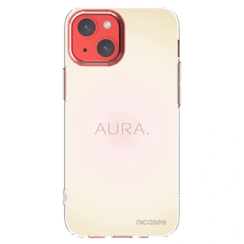 Picasee Apple iPhone 13 mini Hülle - Transparentes Silikon - Aura