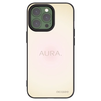 Picasee Apple iPhone 13 Pro Hülle - Schwarzes Silikon - Aura