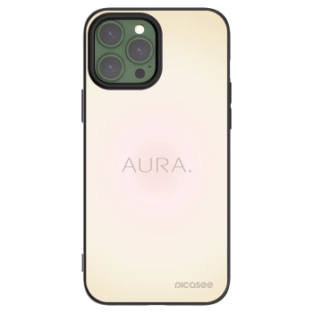 Picasee Apple iPhone 13 Pro Max Hülle - Schwarzes Silikon - Aura