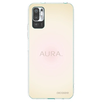 Picasee Xiaomi Redmi Note 10 5G Hülle - Transparentes Silikon - Aura