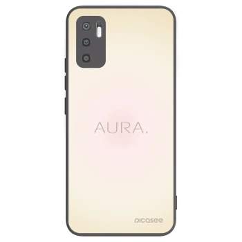 Picasee Xiaomi Redmi Note 10 5G Hülle - Schwarzes Silikon - Aura