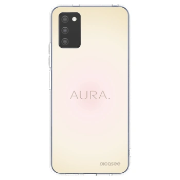 Picasee Samsung Galaxy A02s A025G Hülle - Transparentes Silikon - Aura