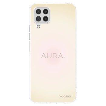 Picasee Samsung Galaxy A22 A225F 4G Hülle - Transparentes Silikon - Aura