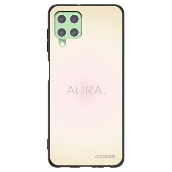 Picasee Samsung Galaxy A22 A225F 4G Hülle - Schwarzes Silikon - Aura