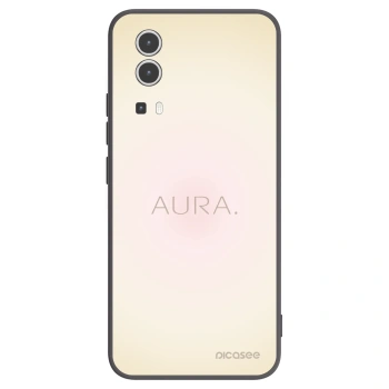 Picasee Vivo Y72 5G Hülle - Schwarzes Silikon - Aura