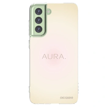 Picasee Samsung Galaxy S21 FE 5G Hülle - Transparentes Silikon - Aura