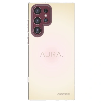 Picasee Samsung Galaxy S22 Ultra 5G Hülle - Transparentes Silikon - Aura