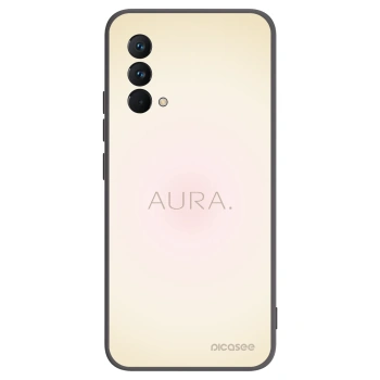 Picasee Realme GT Master Edition 5G Hülle - Schwarzes Silikon - Aura