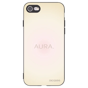 Picasee Apple iPhone SE 2022 Hülle - Schwarzes Silikon - Aura