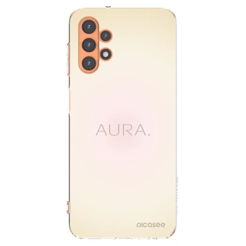 Picasee Samsung Galaxy A13 4G A135 Hülle - Transparentes Silikon - Aura