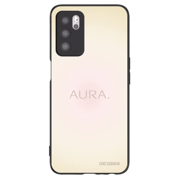 Picasee OPPO A16 Hülle - Schwarzes Silikon - Aura