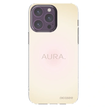 Picasee Apple iPhone 14 Pro Max Hülle - Transparentes Silikon - Aura