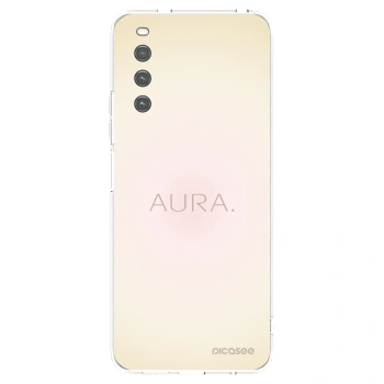 Picasee Sony Xperia 10 IV 5G Hülle - Transparentes Silikon - Aura