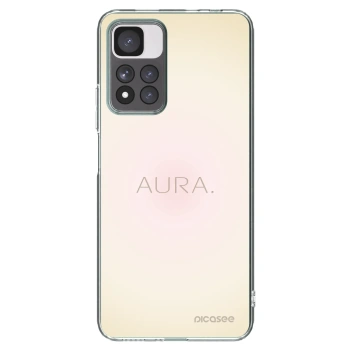Picasee Xiaomi Redmi Note 11 Pro+ 5G Hülle - Transparentes Silikon - Aura