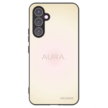 Picasee Samsung Galaxy A54 5G A546B Hülle - Schwarzes Silikon - Aura