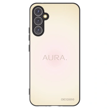 Picasee Samsung Galaxy A34 5G A346B Hülle - Schwarzes Silikon - Aura