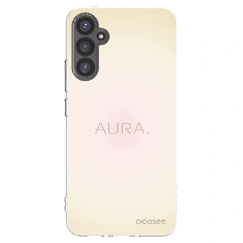 Picasee Samsung Galaxy A34 5G A346B Hülle - Transparentes Silikon - Aura