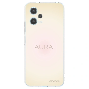 Picasee Xiaomi Redmi Note 12 5G Hülle - Transparentes Silikon - Aura
