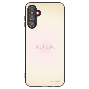 Picasee Samsung Galaxy A14 4G A145R Hülle - Schwarzes Silikon - Aura