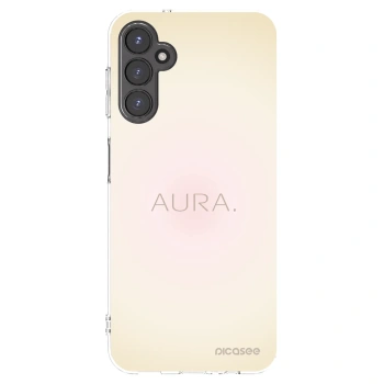 Picasee Samsung Galaxy A14 5G A146P Hülle - Transparentes Silikon - Aura