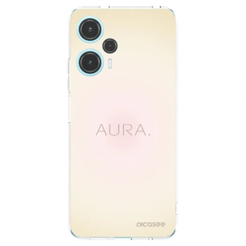 Picasee Xiaomi Poco F5 Hülle - Transparentes Silikon - Aura