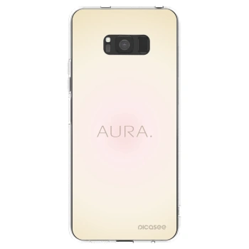 Picasee Samsung Galaxy S8 G950F Hülle - Transparentes Silikon - Aura