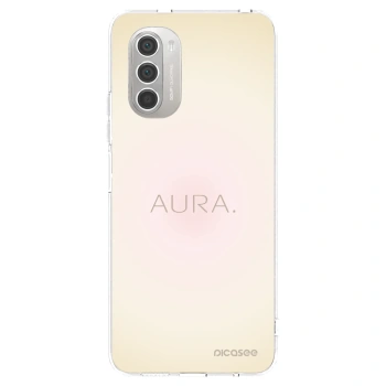Picasee Motorola Moto G51 Hülle - Transparentes Silikon - Aura